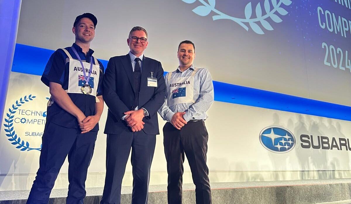 James Daly Wins 2024 Subaru World Technician Competition Securing Back